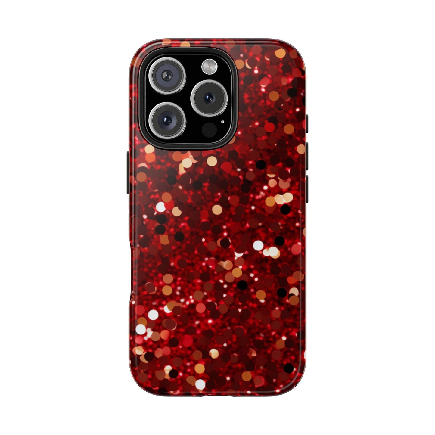 Ruby Red Glitter Sparkle - iPhone Series Case - BOGO Cases
