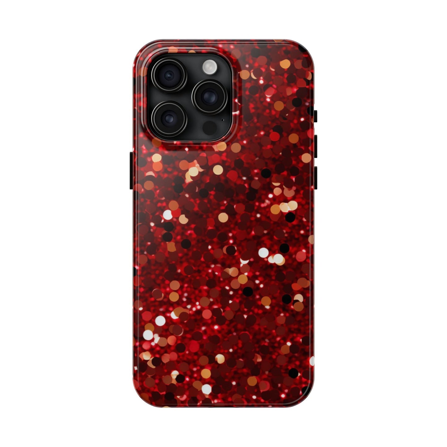Ruby Red Glitter Sparkle - iPhone Series Case - BOGO Cases