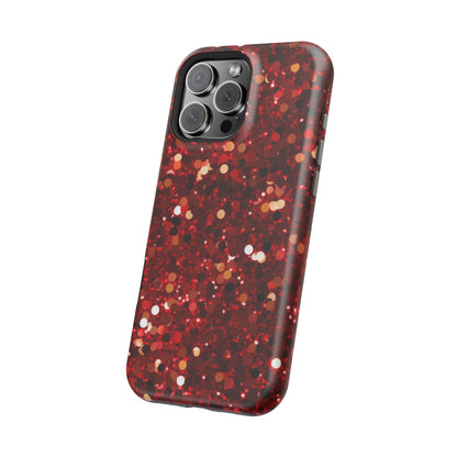 Ruby Red Glitter Sparkle MagSafe Case - BOGO Cases