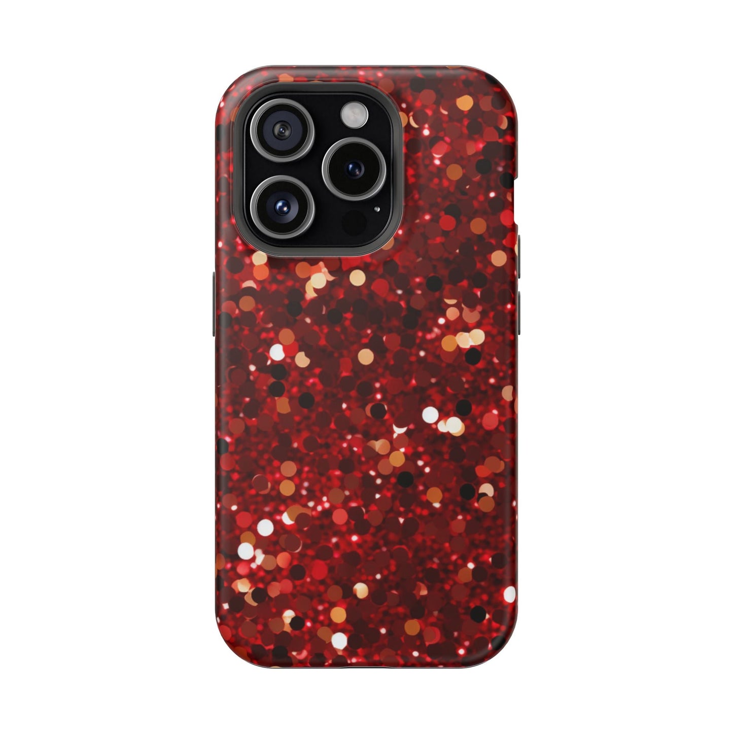 Ruby Red Glitter Sparkle MagSafe Case - BOGO Cases