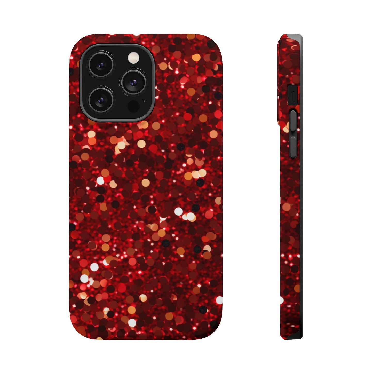 Ruby Red Glitter Sparkle MagSafe Case - BOGO Cases
