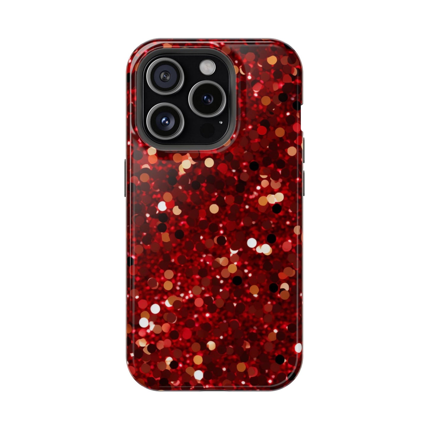 Ruby Red Glitter Sparkle MagSafe Case - BOGO Cases