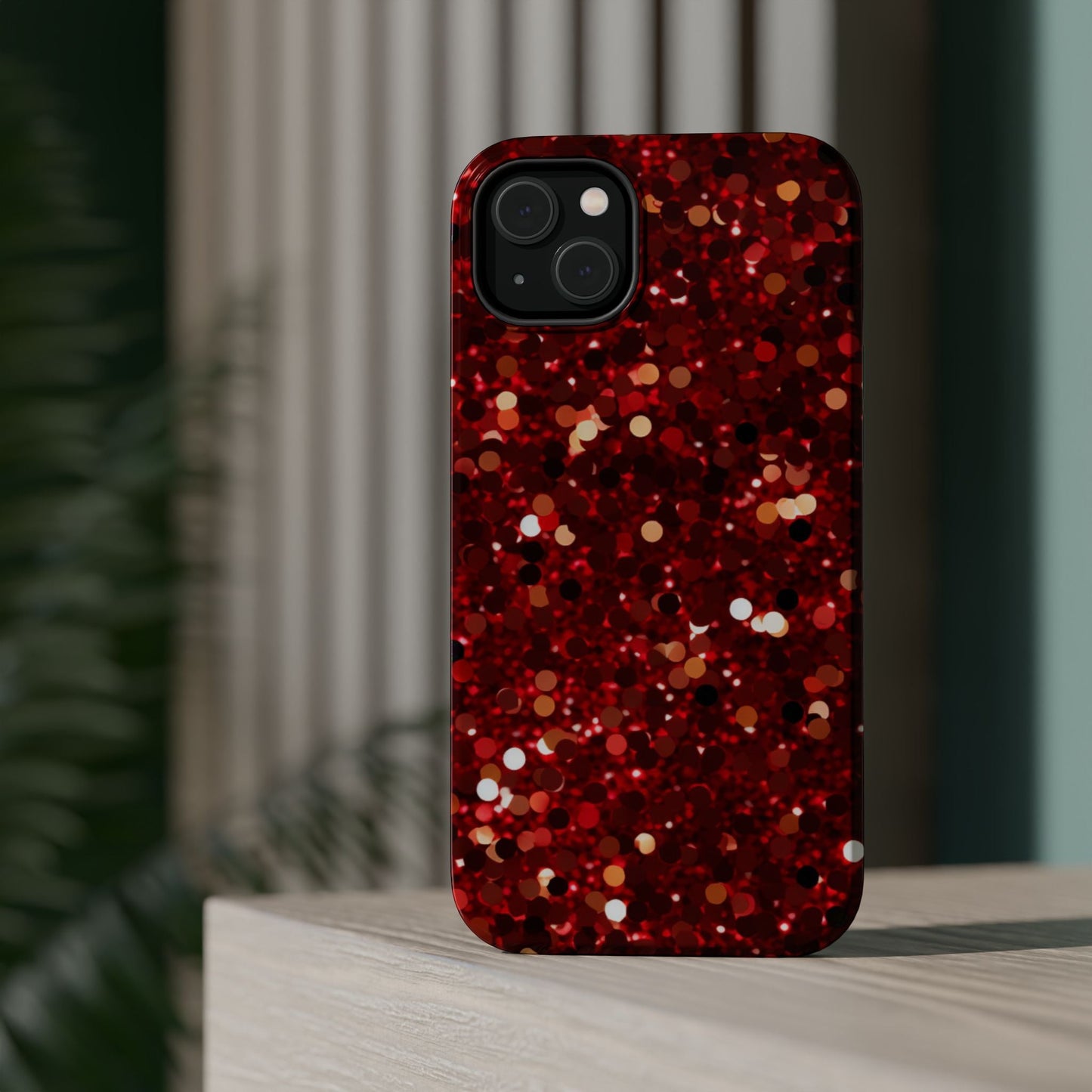 Ruby Red Glitter Sparkle MagSafe Case - BOGO Cases