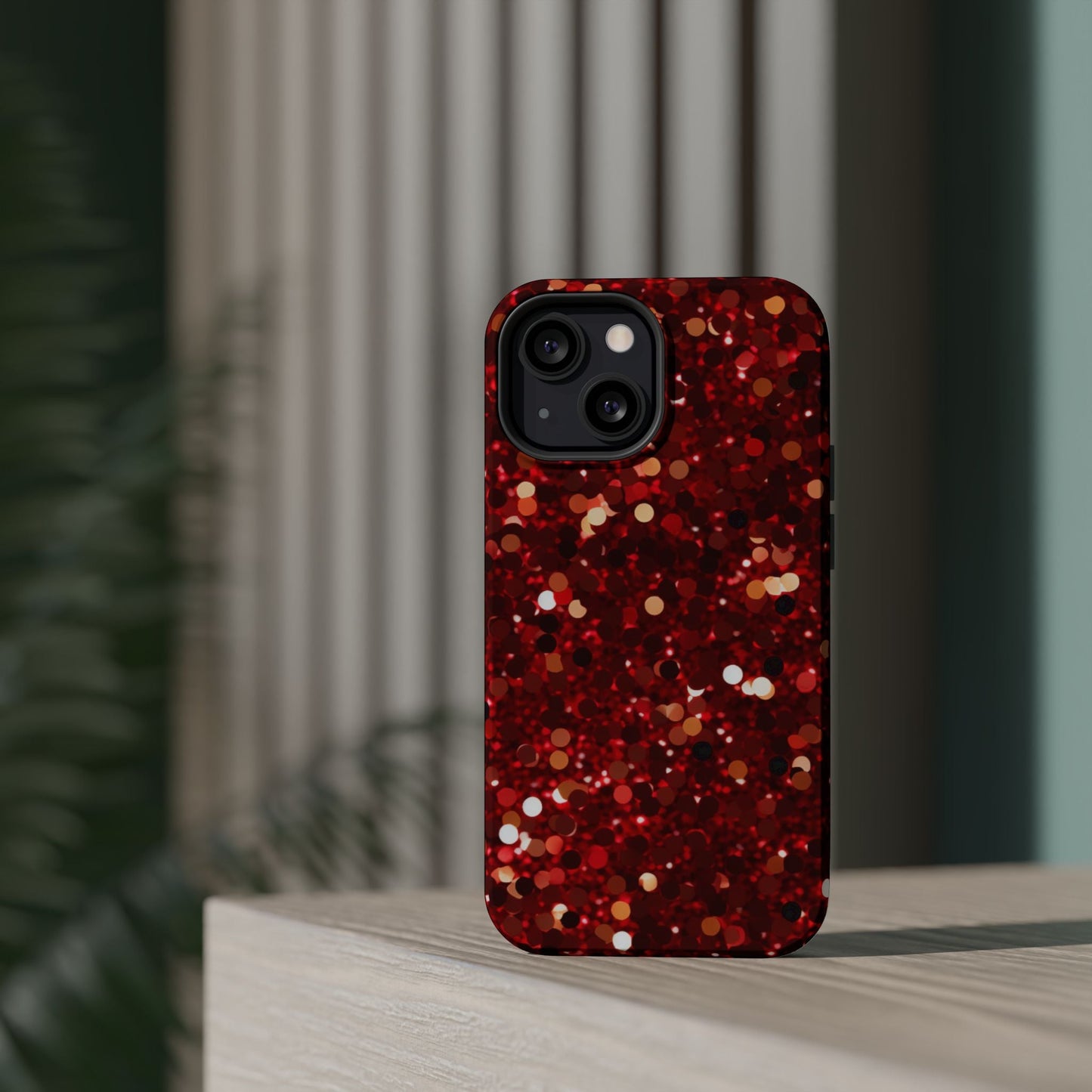 Ruby Red Glitter Sparkle MagSafe Case - BOGO Cases
