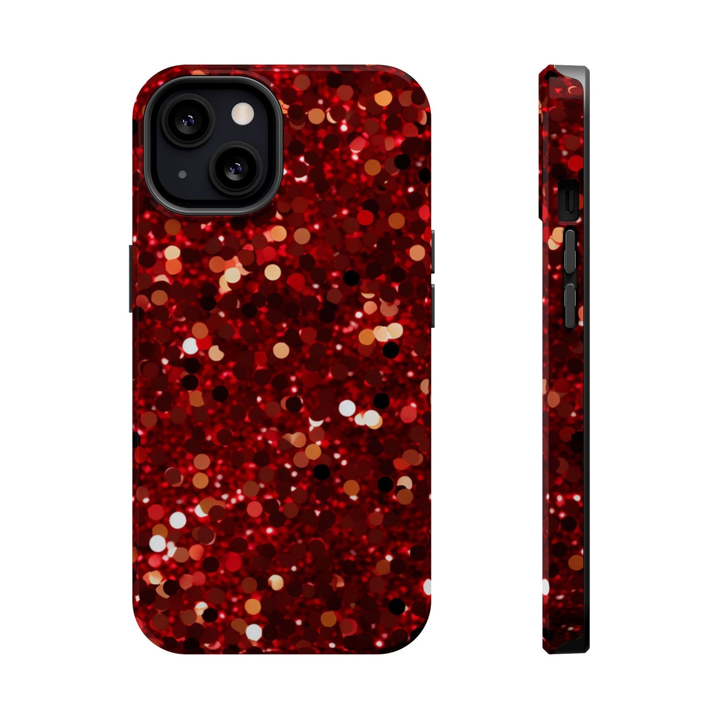 Ruby Red Glitter Sparkle MagSafe Case - BOGO Cases