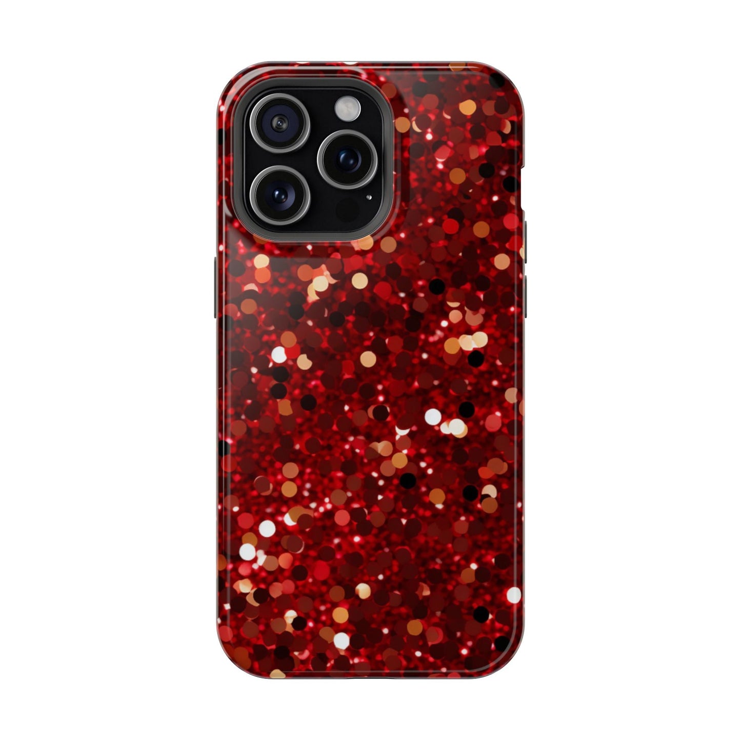 Ruby Red Glitter Sparkle MagSafe Case - BOGO Cases