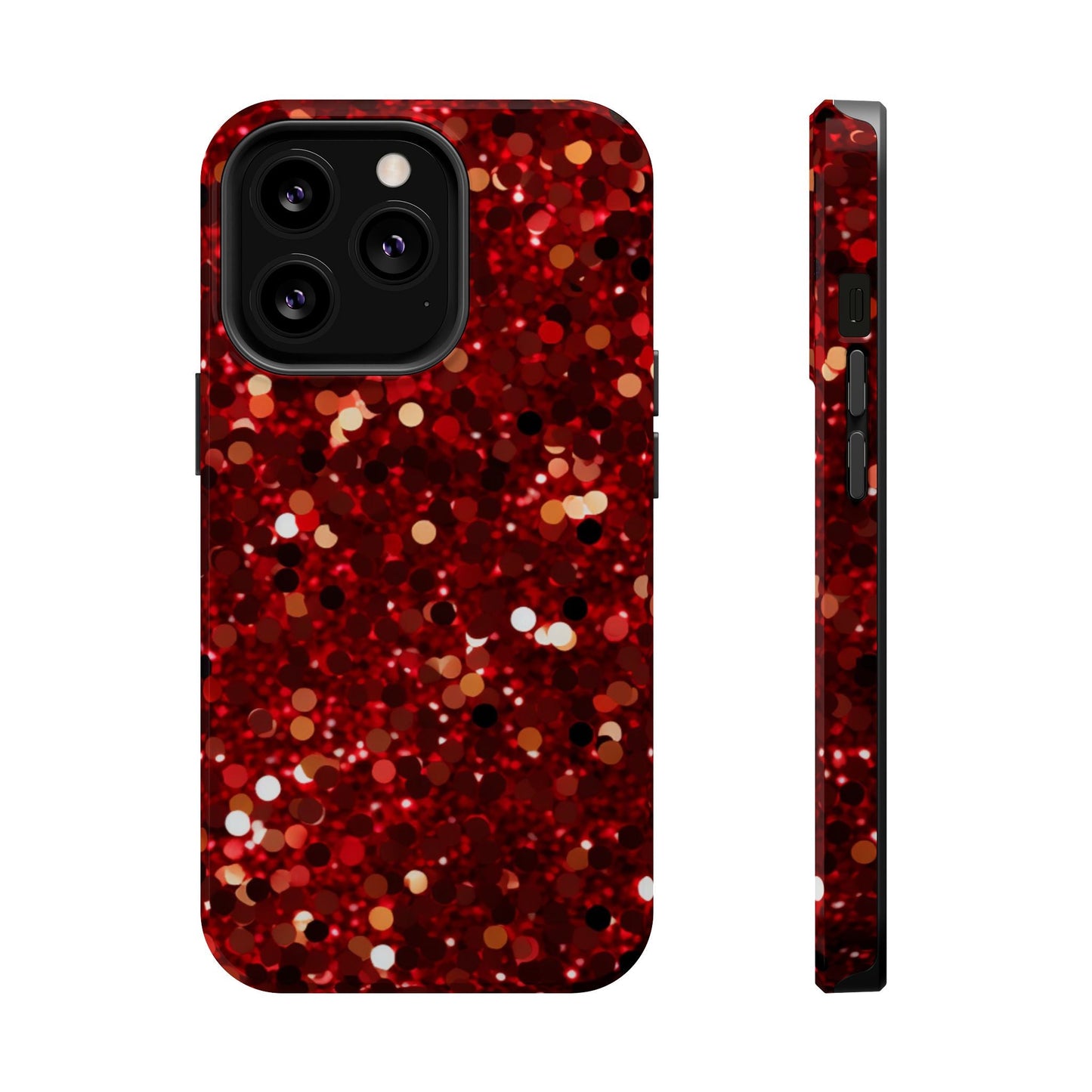 Ruby Red Glitter Sparkle MagSafe Case - BOGO Cases