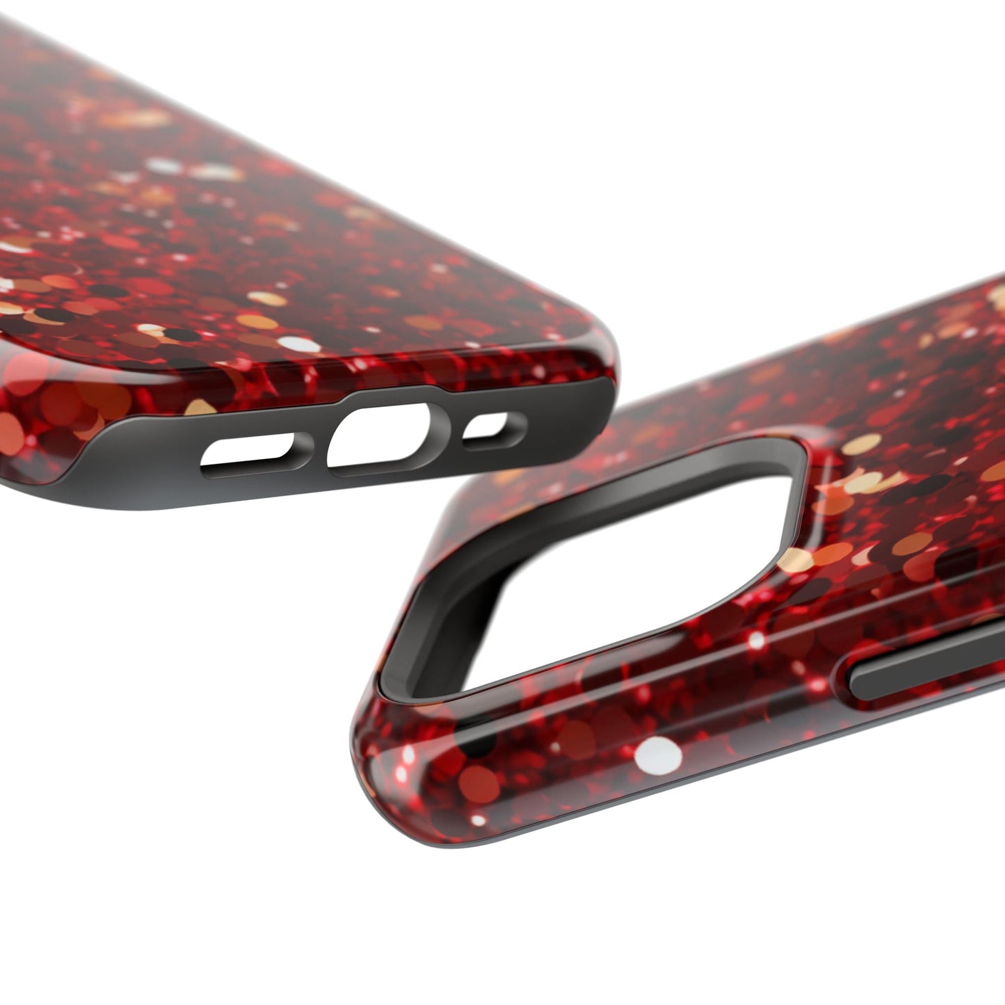 Ruby Red Glitter Sparkle MagSafe Case - BOGO Cases