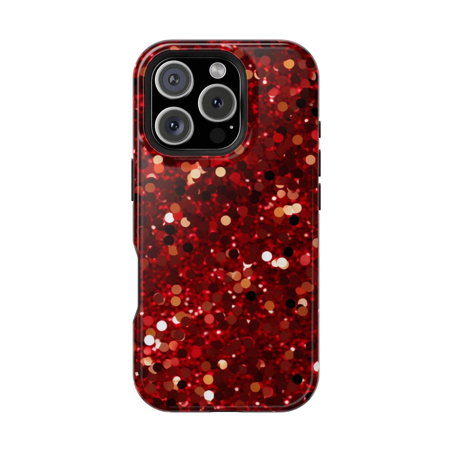 Ruby Red Glitter Sparkle MagSafe Case - BOGO Cases