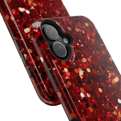 Ruby Red Glitter Sparkle MagSafe Case - BOGO Cases