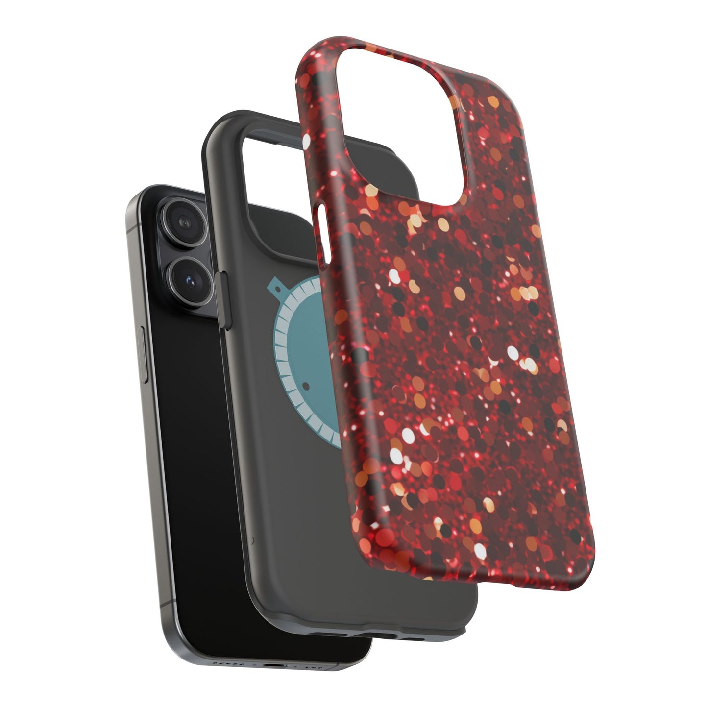 Ruby Red Glitter Sparkle MagSafe Case - BOGO Cases