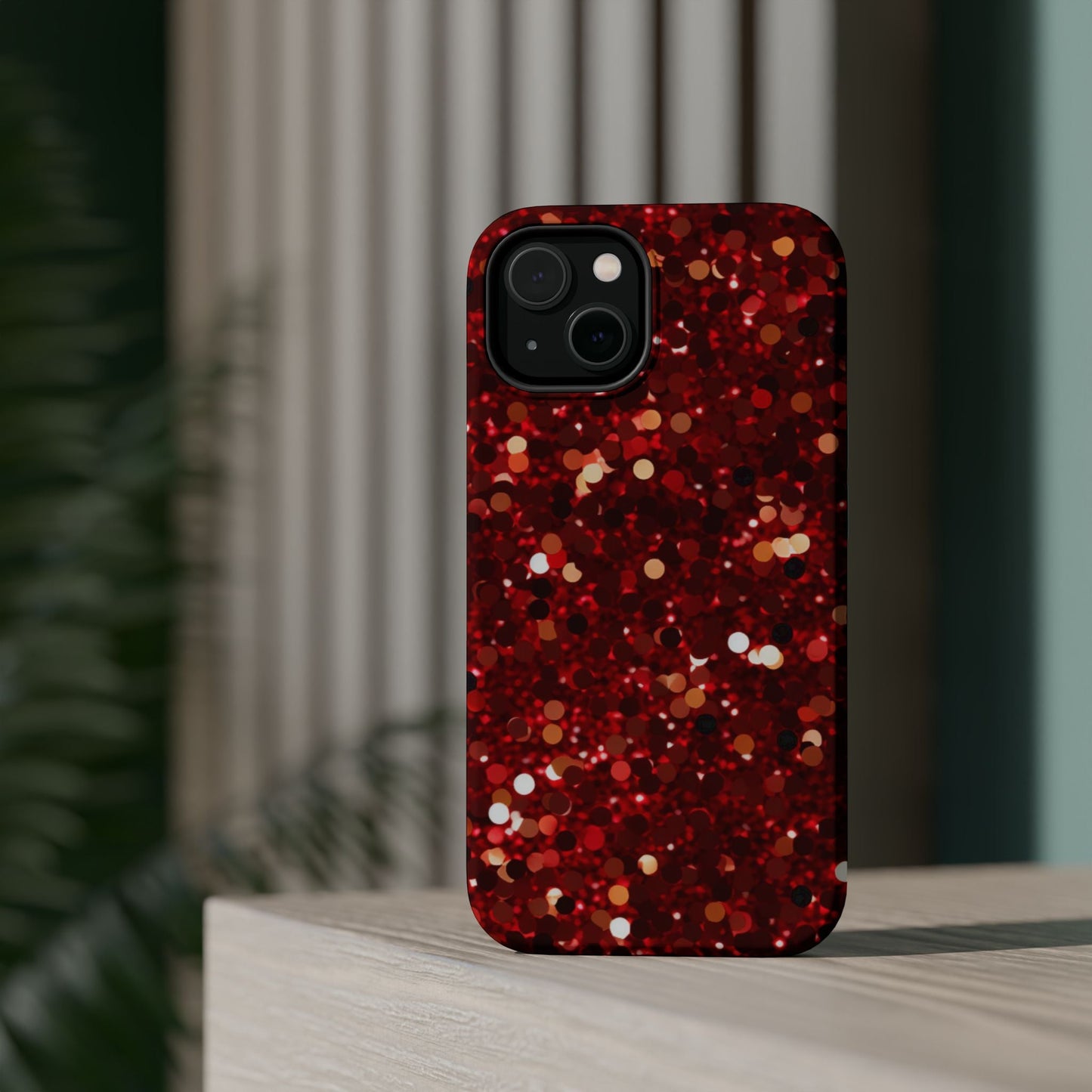 Ruby Red Glitter Sparkle MagSafe Case - BOGO Cases
