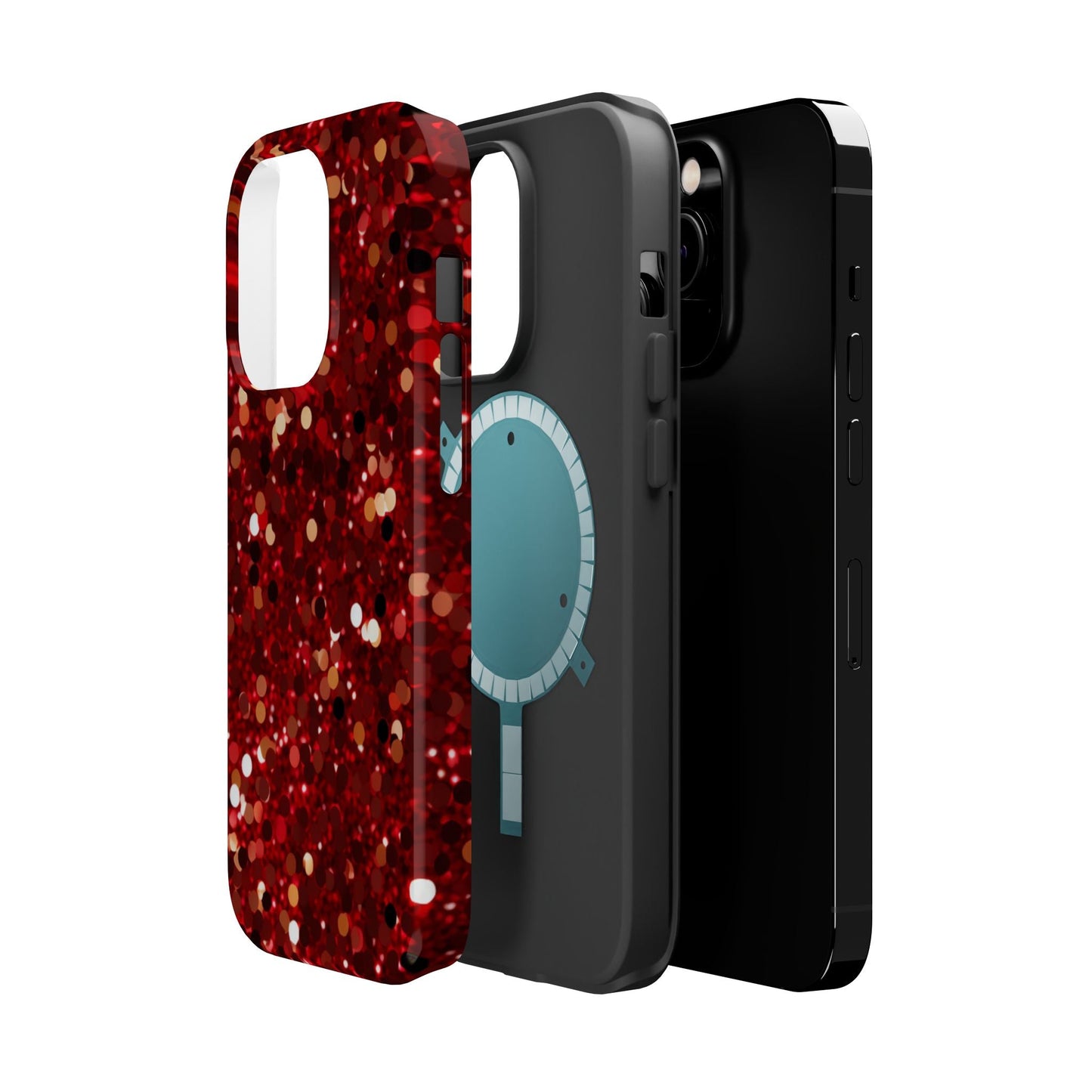 Ruby Red Glitter Sparkle MagSafe Case - BOGO Cases