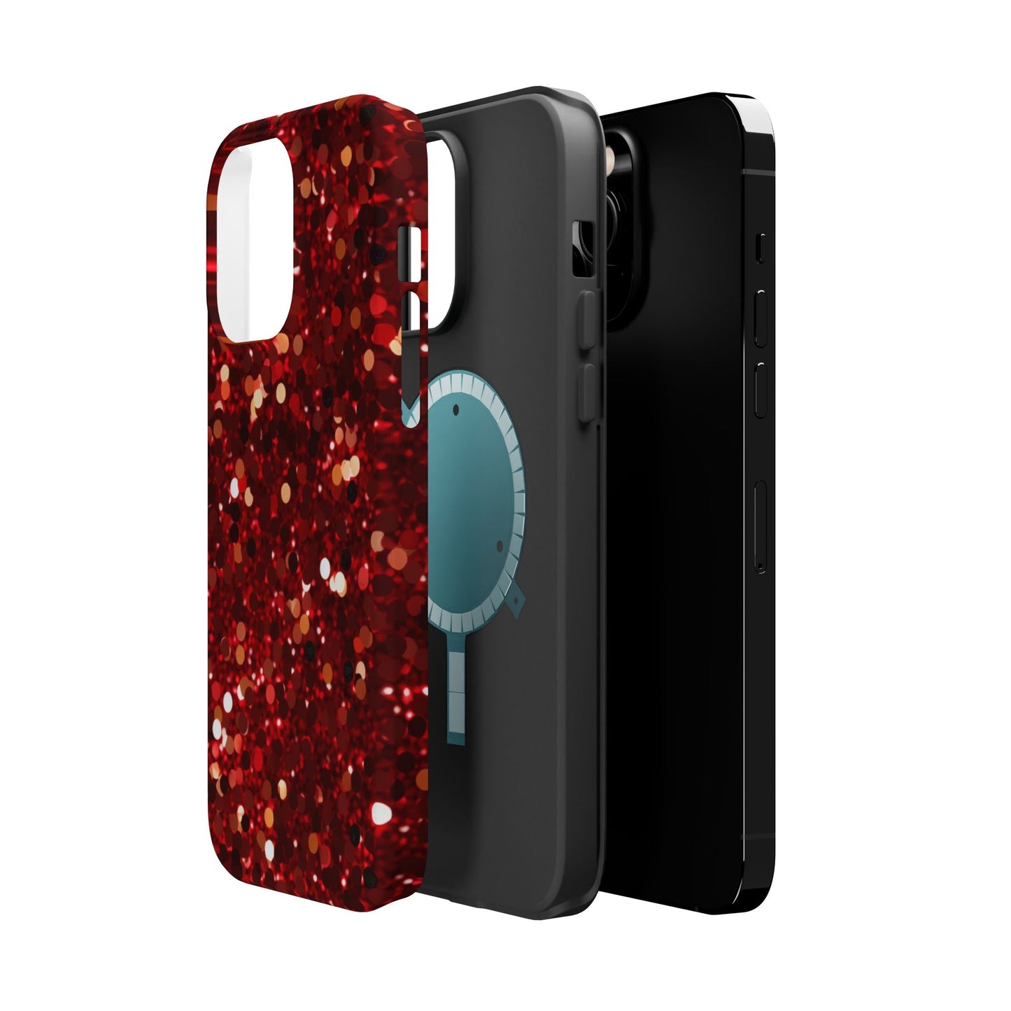 Ruby Red Glitter Sparkle MagSafe Case - BOGO Cases