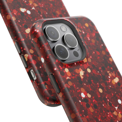 Ruby Red Glitter Sparkle MagSafe Case - BOGO Cases