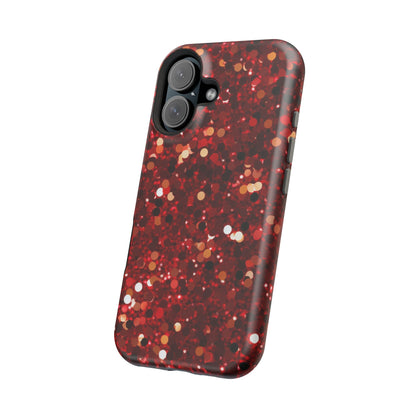 Ruby Red Glitter Sparkle MagSafe Case - BOGO Cases