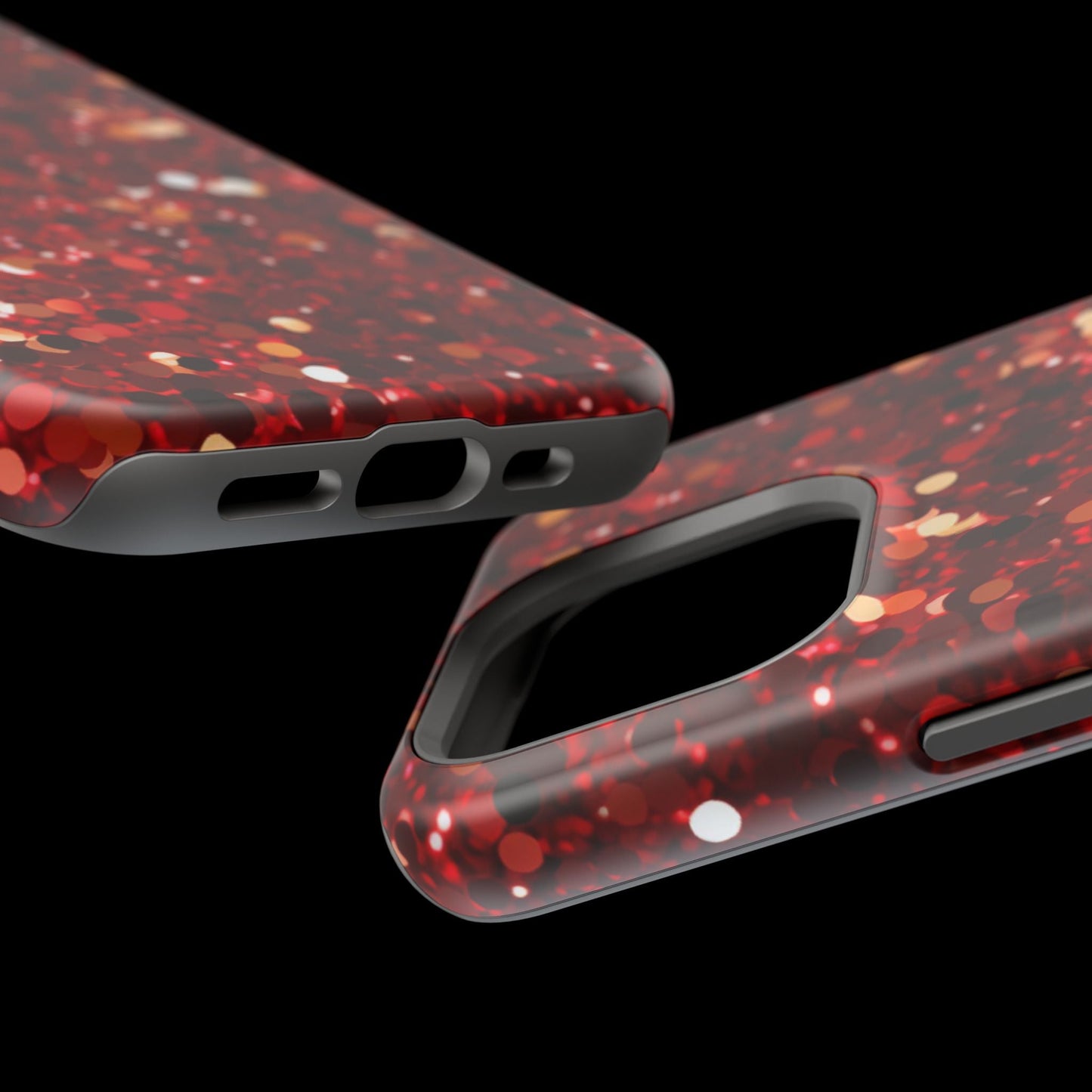 Ruby Red Glitter Sparkle MagSafe Case - BOGO Cases