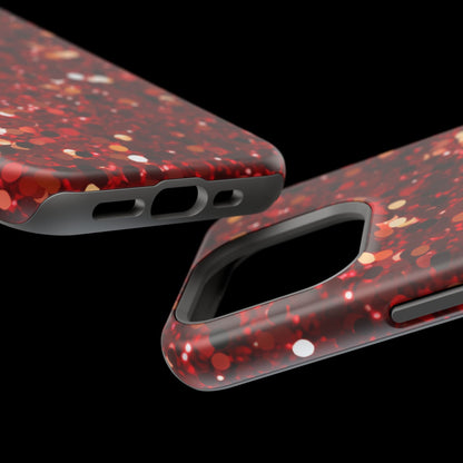 Ruby Red Glitter Sparkle MagSafe Case - BOGO Cases