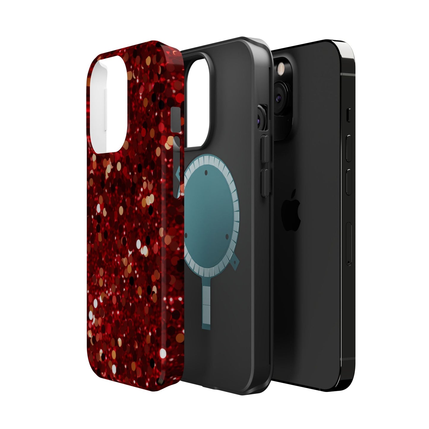 Ruby Red Glitter Sparkle MagSafe Case - BOGO Cases