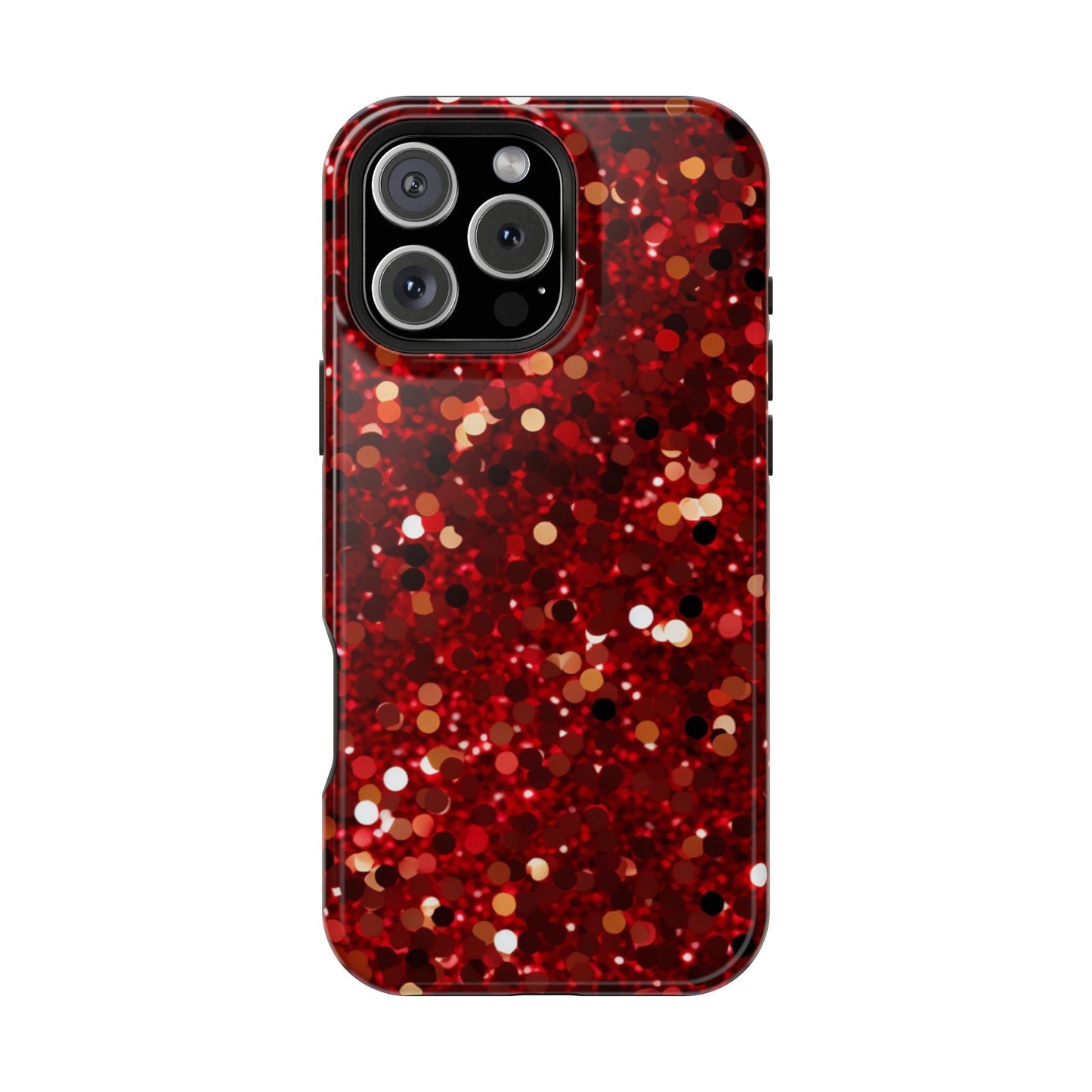 Ruby Red Glitter Sparkle MagSafe Case - BOGO Cases