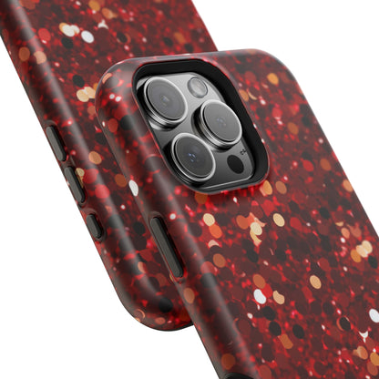 Ruby Red Glitter Sparkle MagSafe Case - BOGO Cases
