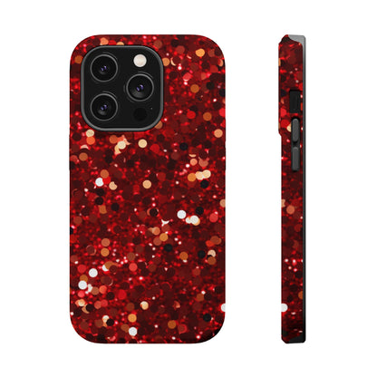 Ruby Red Glitter Sparkle MagSafe Case - BOGO Cases