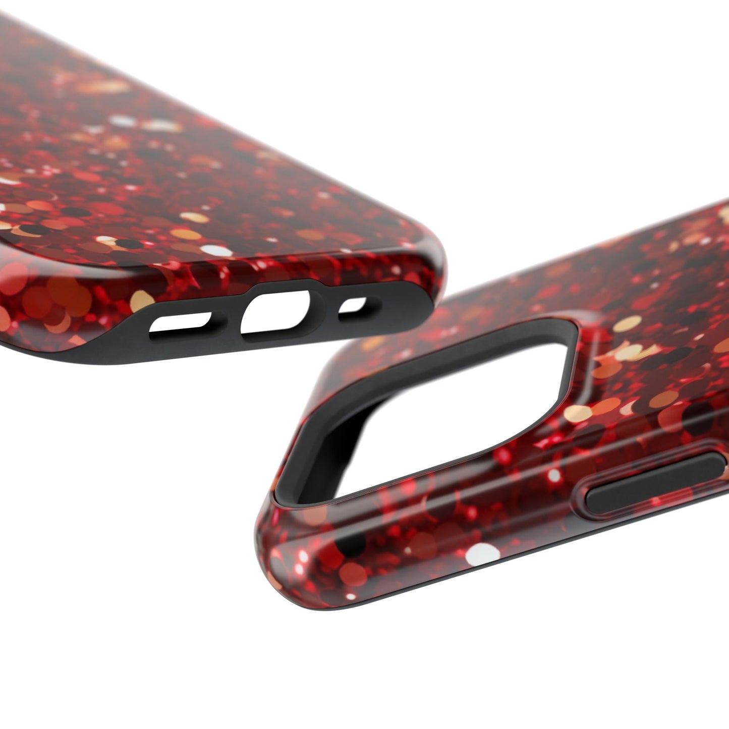 Ruby Red Glitter Sparkle MagSafe Case - BOGO Cases
