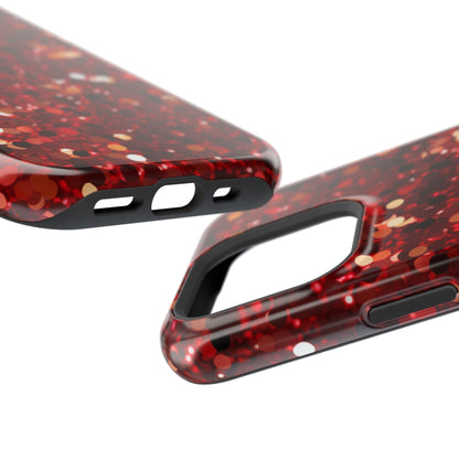 Ruby Red Glitter Sparkle MagSafe Case - BOGO Cases