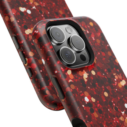 Ruby Red Glitter Sparkle MagSafe Case - BOGO Cases