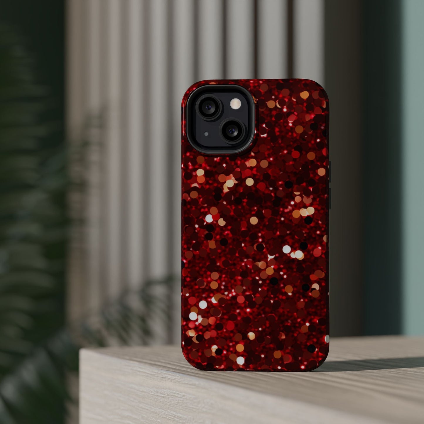 Ruby Red Glitter Sparkle MagSafe Case - BOGO Cases