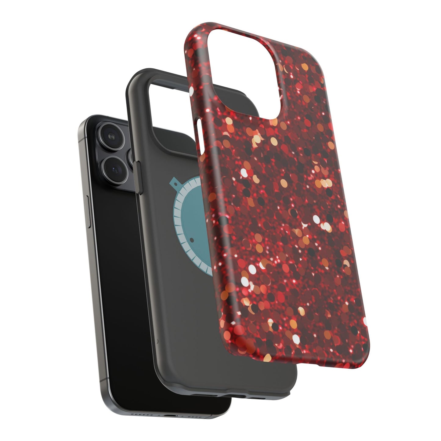 Ruby Red Glitter Sparkle MagSafe Case - BOGO Cases