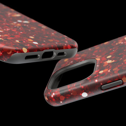 Ruby Red Glitter Sparkle MagSafe Case - BOGO Cases