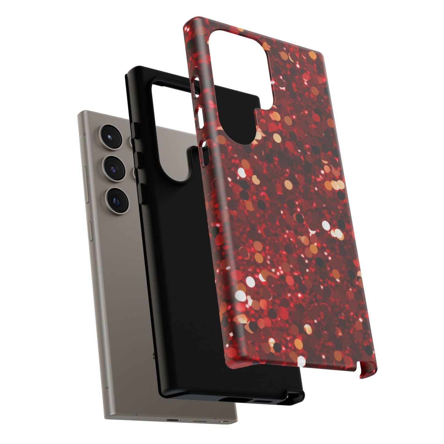 Ruby Red Glitter Sparkle - Samsung Galaxy Case - BOGO Cases