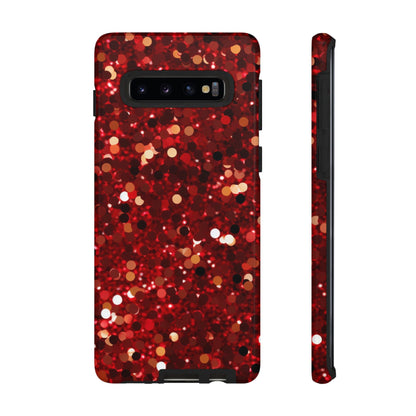 Ruby Red Glitter Sparkle - Samsung Galaxy Case - BOGO Cases