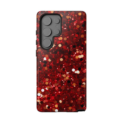 Ruby Red Glitter Sparkle - Samsung Galaxy Case - BOGO Cases