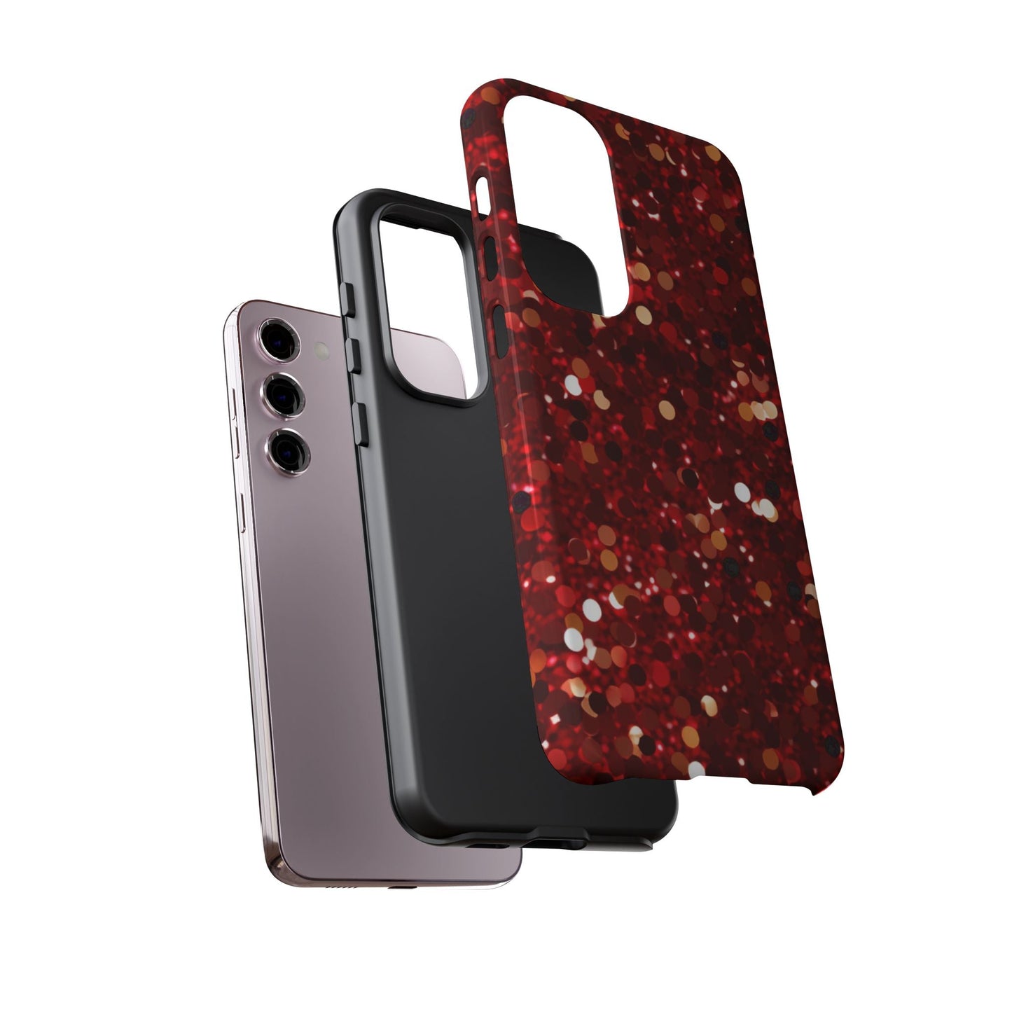 Ruby Red Glitter Sparkle - Samsung Galaxy Case - BOGO Cases
