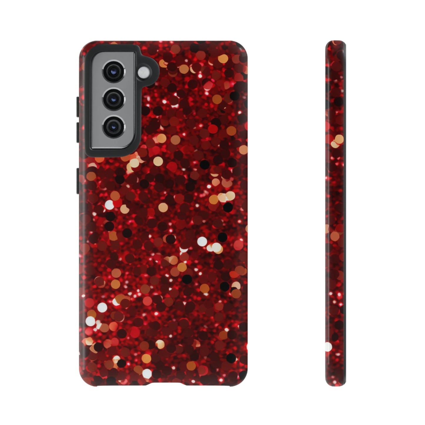 Ruby Red Glitter Sparkle - Samsung Galaxy Case - BOGO Cases