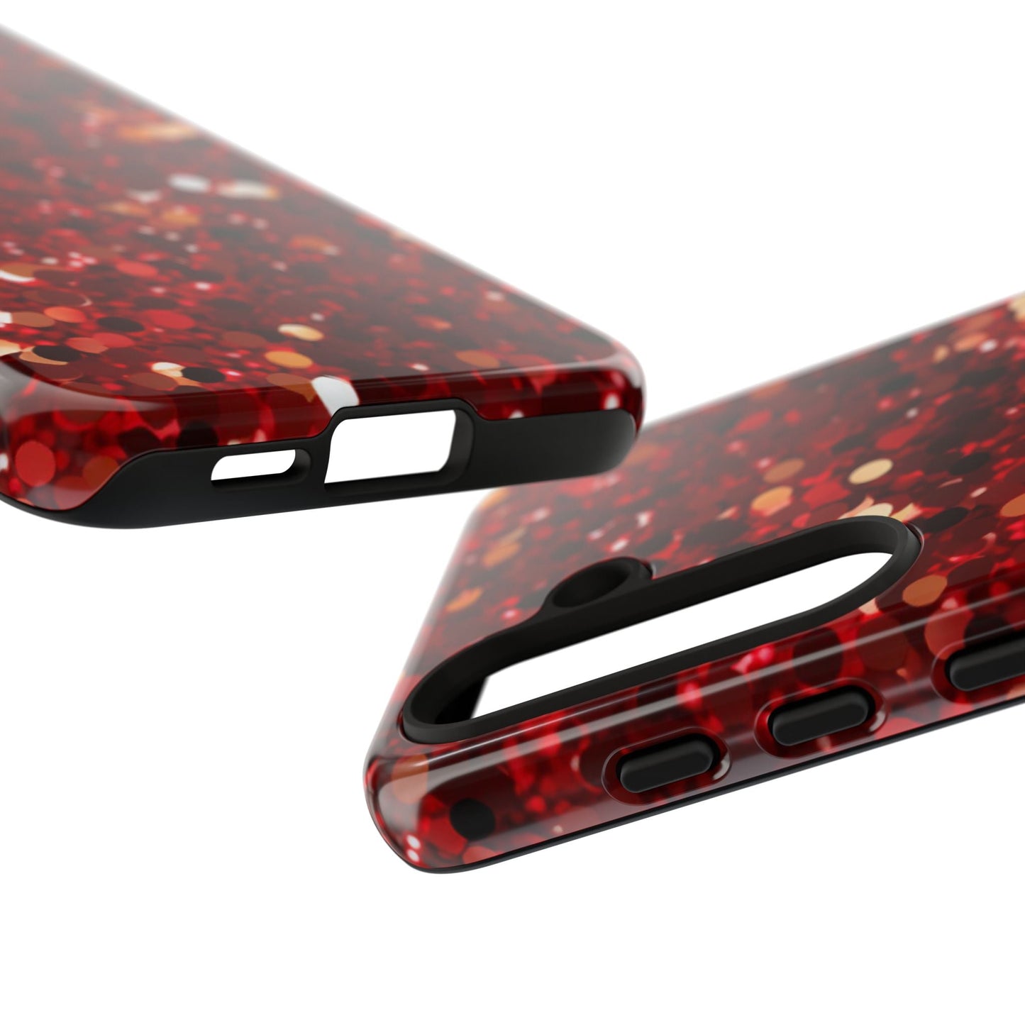 Ruby Red Glitter Sparkle - Samsung Galaxy Case - BOGO Cases