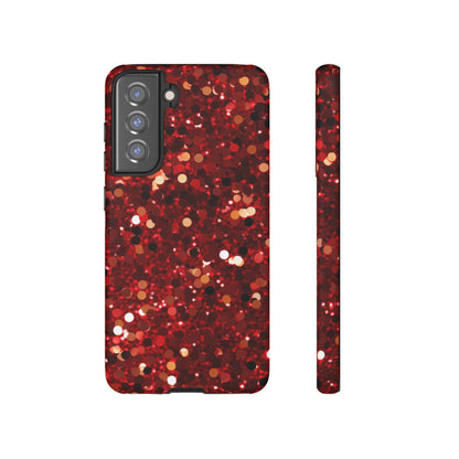 Ruby Red Glitter Sparkle - Samsung Galaxy Case - BOGO Cases