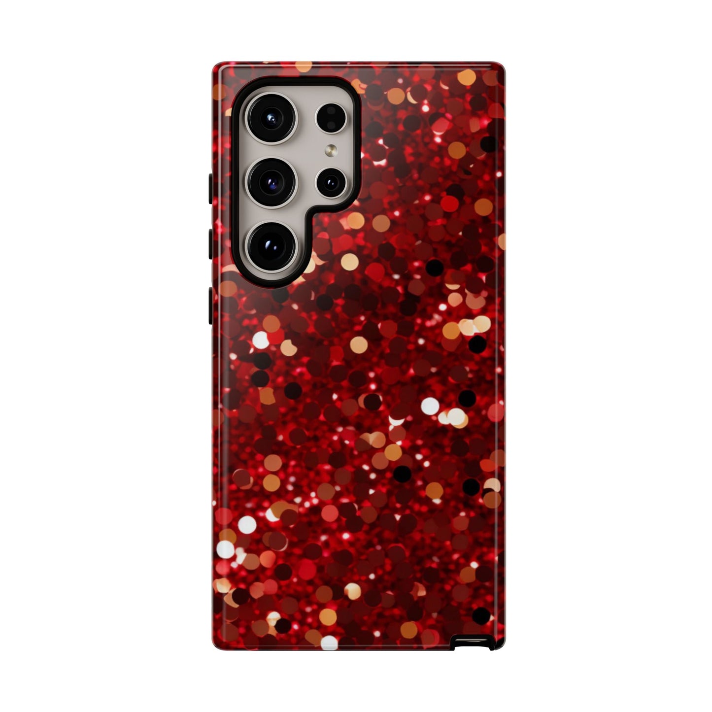 Ruby Red Glitter Sparkle - Samsung Galaxy Case - BOGO Cases