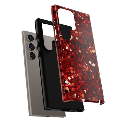 Ruby Red Glitter Sparkle - Samsung Galaxy Case - BOGO Cases
