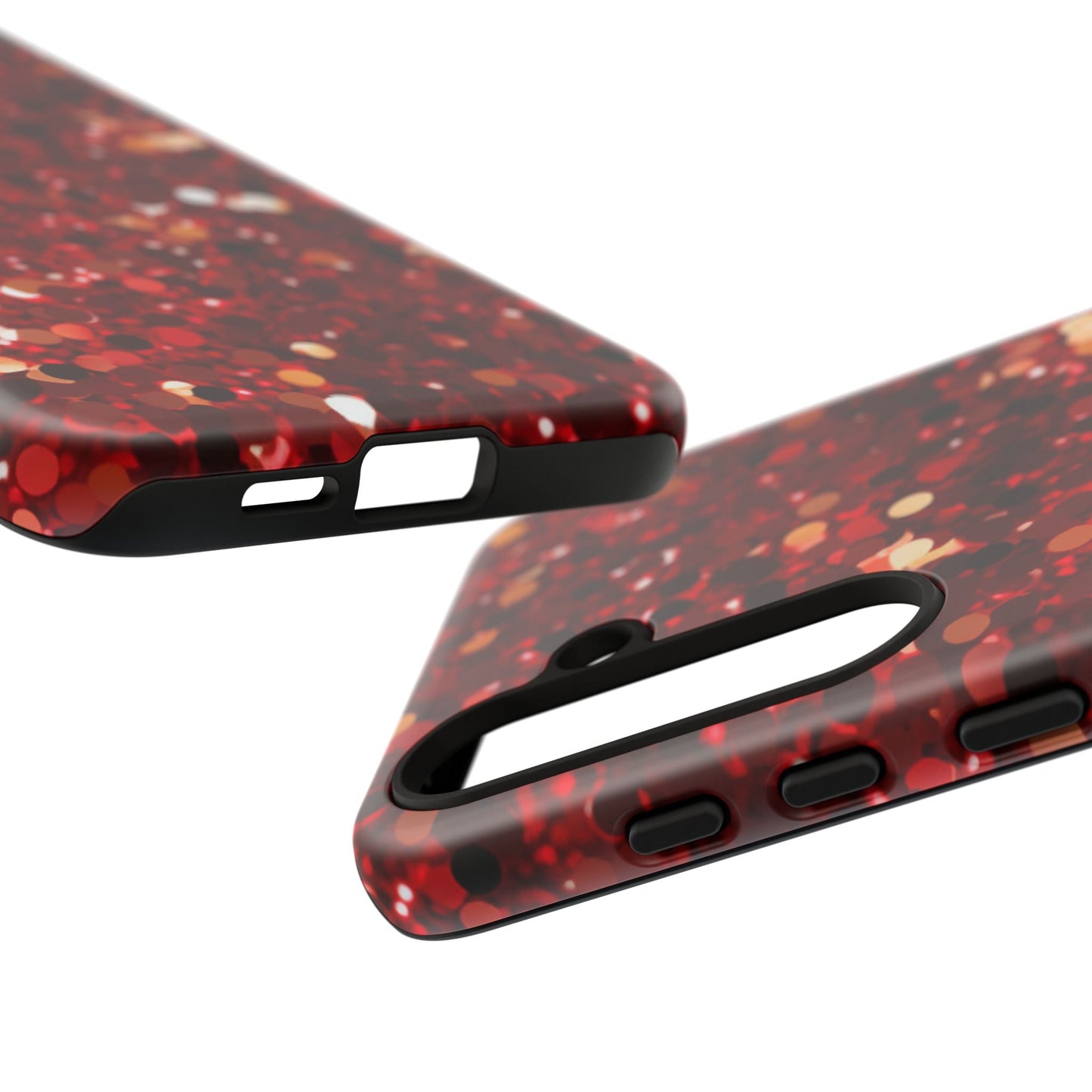 Ruby Red Glitter Sparkle - Samsung Galaxy Case - BOGO Cases
