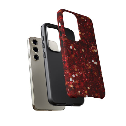 Ruby Red Glitter Sparkle - Samsung Galaxy Case - BOGO Cases
