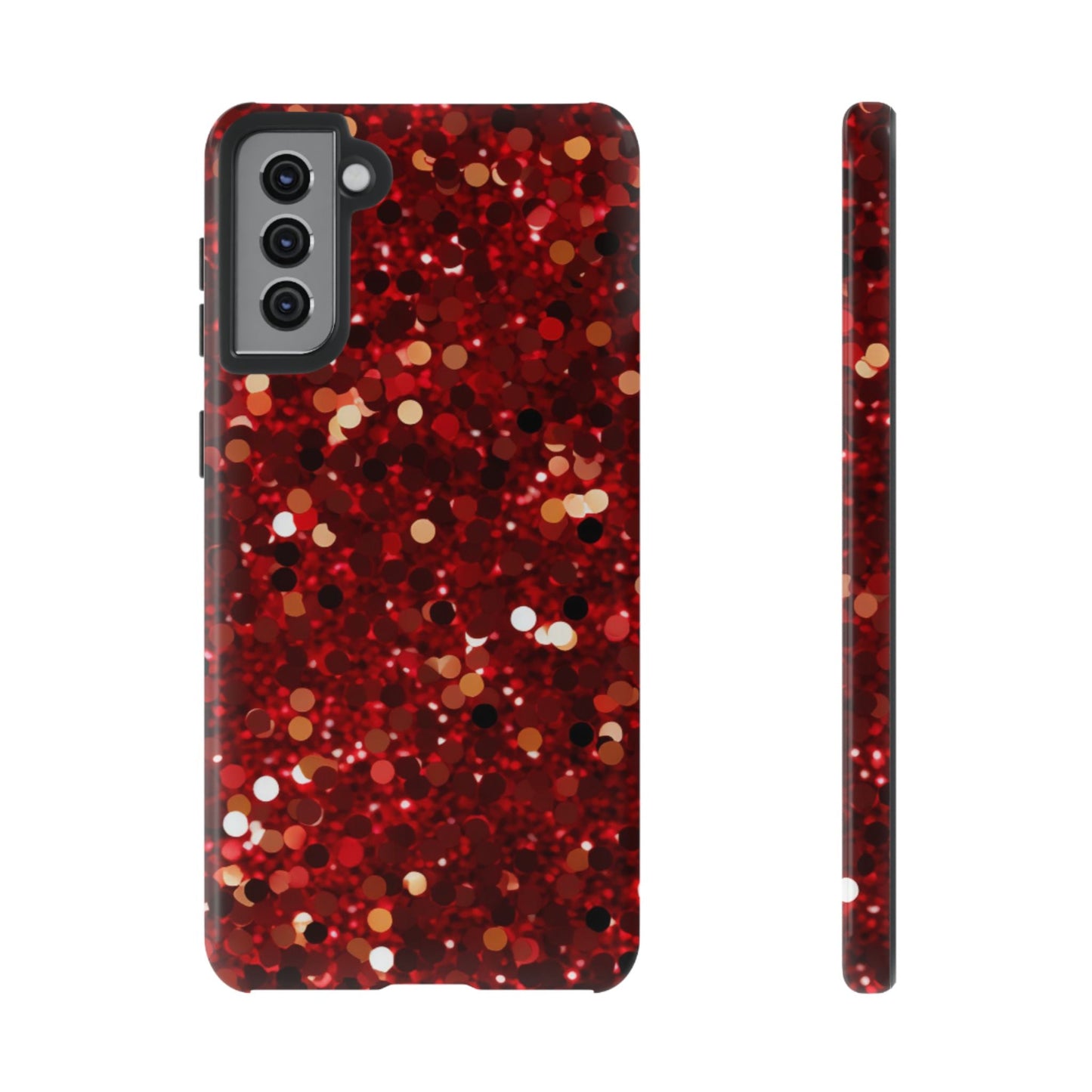 Ruby Red Glitter Sparkle - Samsung Galaxy Case - BOGO Cases