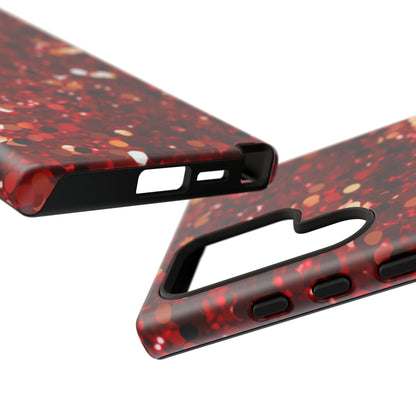 Ruby Red Glitter Sparkle - Samsung Galaxy Case - BOGO Cases