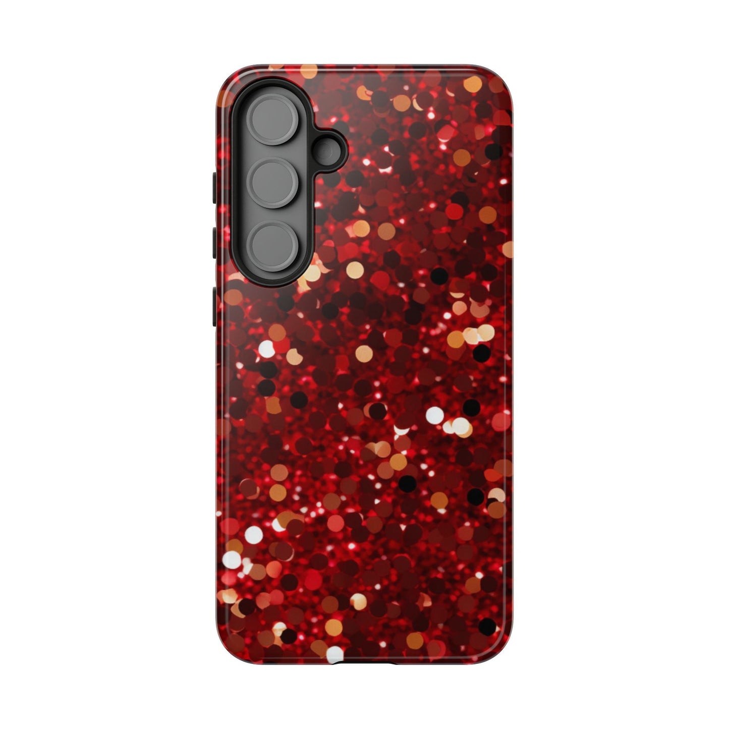 Ruby Red Glitter Sparkle - Samsung Galaxy Case - BOGO Cases