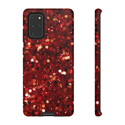 Ruby Red Glitter Sparkle - Samsung Galaxy Case - BOGO Cases