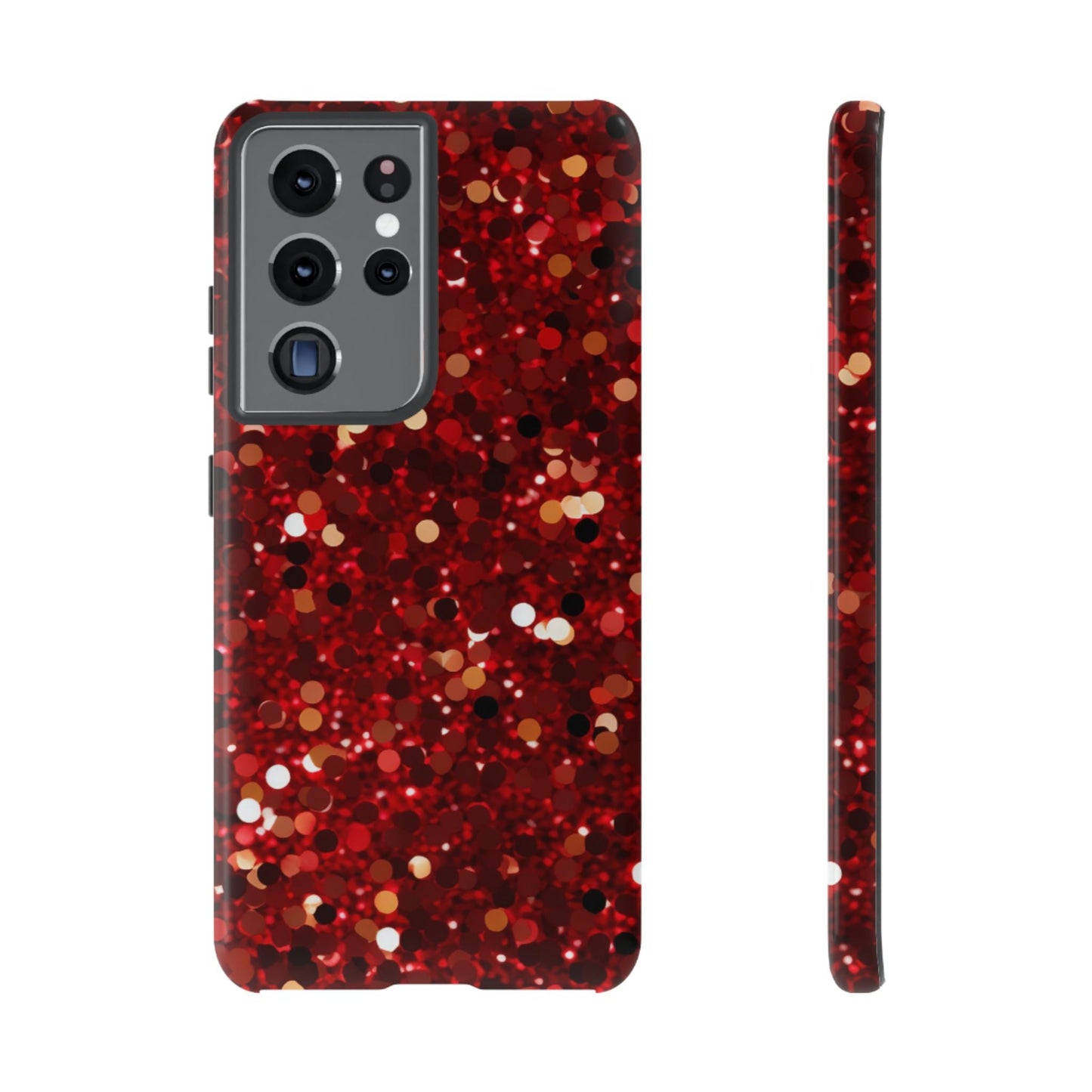 Ruby Red Glitter Sparkle - Samsung Galaxy Case - BOGO Cases