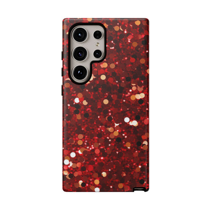 Ruby Red Glitter Sparkle - Samsung Galaxy Case - BOGO Cases