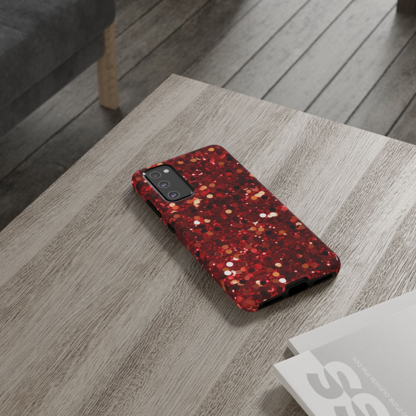 Ruby Red Glitter Sparkle - Samsung Galaxy Case - BOGO Cases